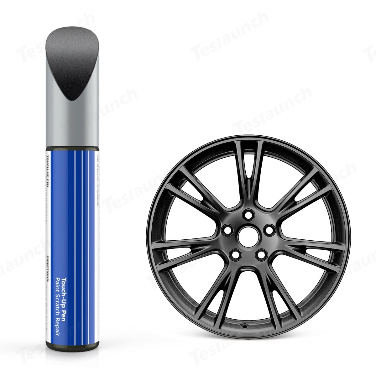 Wheel Rims Touch Up Paint for Tesla 3/Y/S/X/Cybertruck- DIY Curb Rash Repair with Color-matched Touch Up Paint - T-Launch