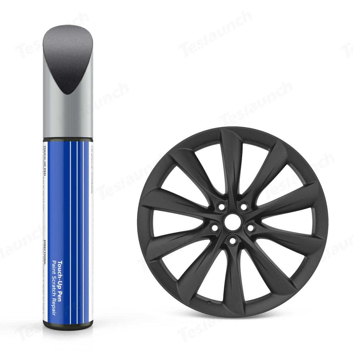 Wheel Rims Touch Up Paint for Tesla Model S- DIY Curb Rash Repair with Color-matched Touch Up Paint - T-Launch