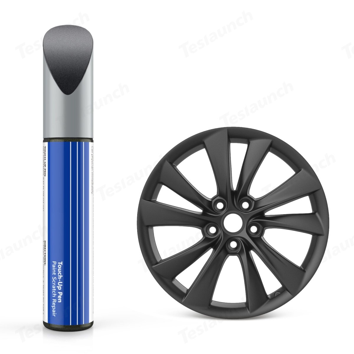 Wheel Rims Touch Up Paint for Tesla Model S- DIY Curb Rash Repair with Color-matched Touch Up Paint - T-Launch