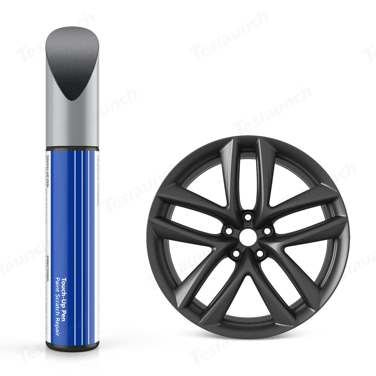 Wheel Rims Touch Up Paint for Tesla Model S- DIY Curb Rash Repair with Color-matched Touch Up Paint - T-Launch