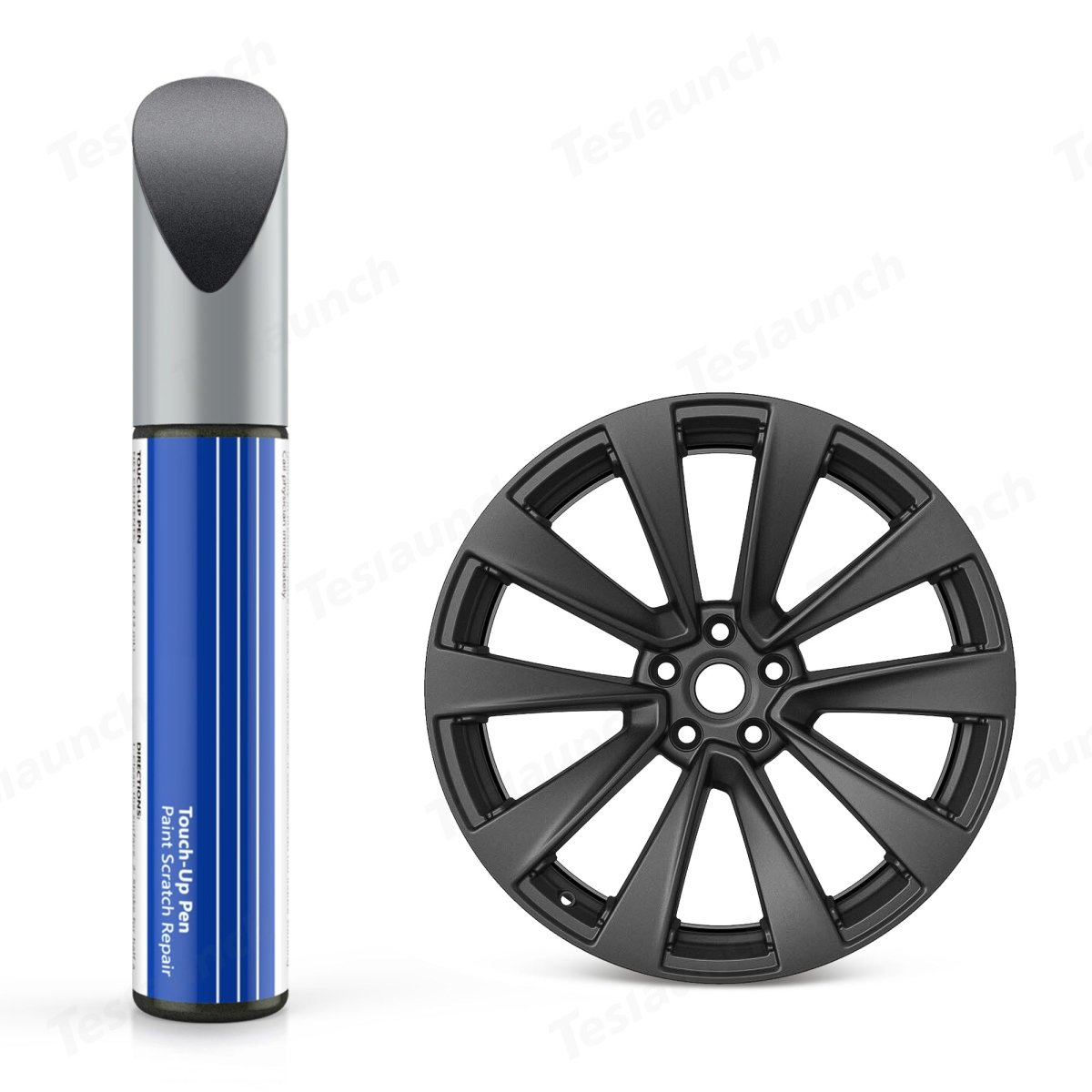 Wheel Rims Touch Up Paint for Tesla Model X- DIY Curb Rash Repair with Color-matched Touch Up Paint - T-Launch