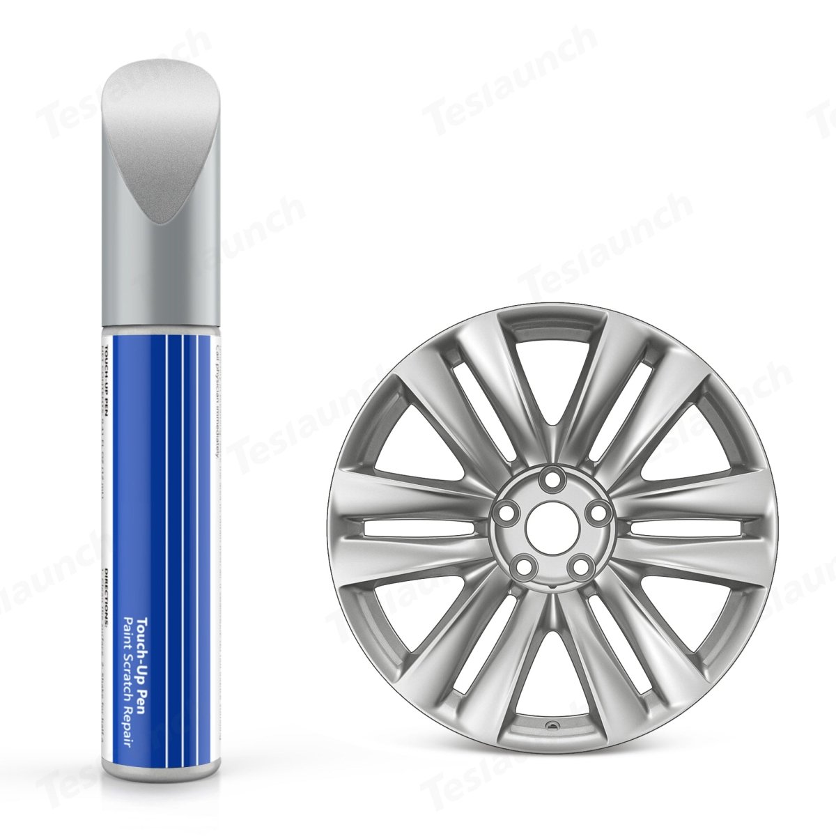 Wheel Rims Touch Up Paint for Tesla Model X- DIY Curb Rash Repair with Color-matched Touch Up Paint - T-Launch