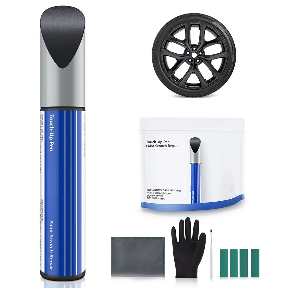 Wheel Rims Touch Up Paint Kit for Tesla Model 3/Y/S/X - DIY Curb Rash Repair with Color-matched Touch Up Paint - T-Launch