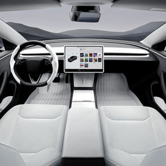 White Interior Upgrade Kit for Tesla Model 3 Highland 2024+ - T-Launch