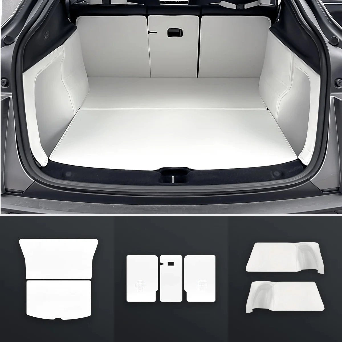 White Interior Upgrade Kit For Tesla Model Y Juniper 2025+ - T-Launch