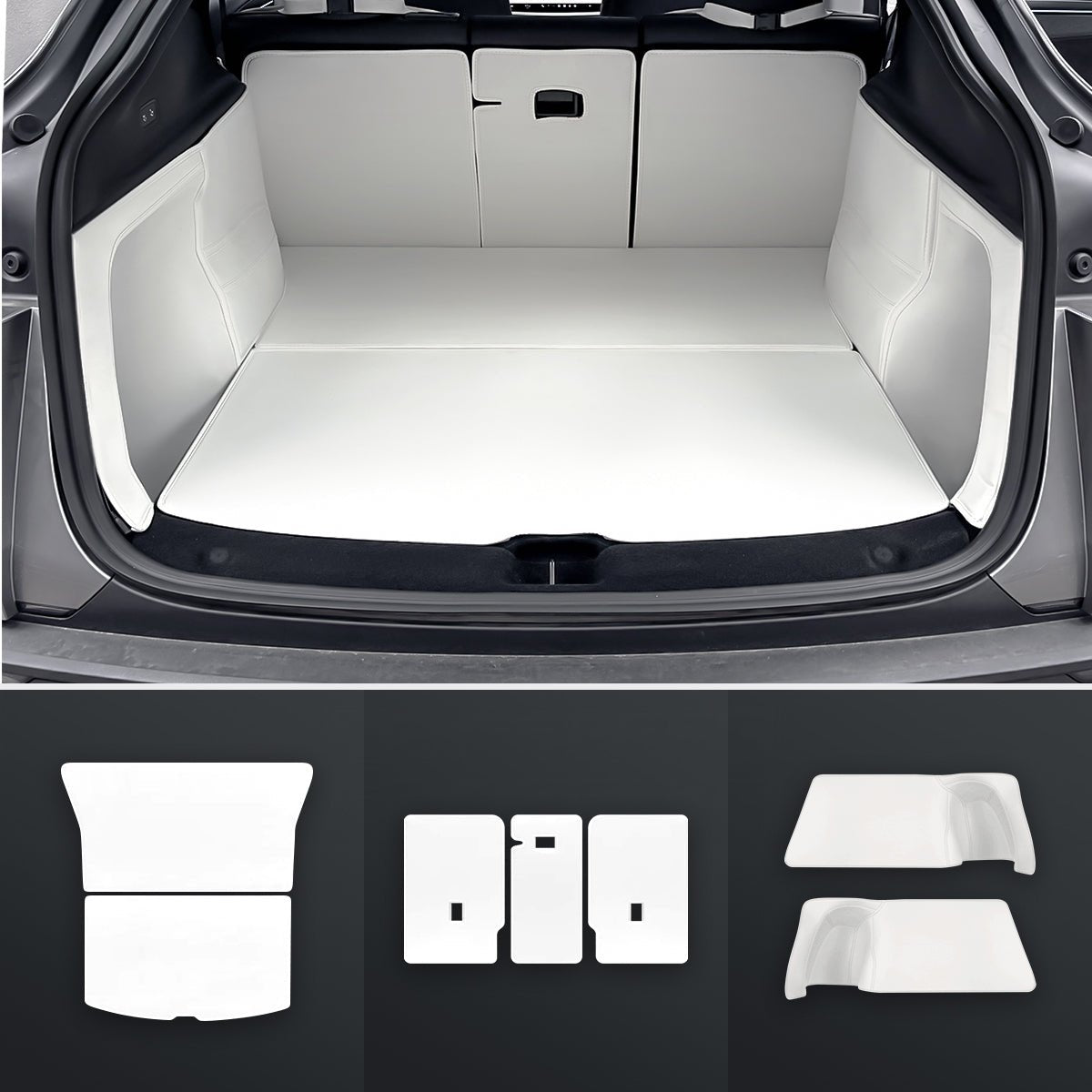 White Interior Upgrade Kit For Tesla Model Y Juniper 2025+ - T-Launch