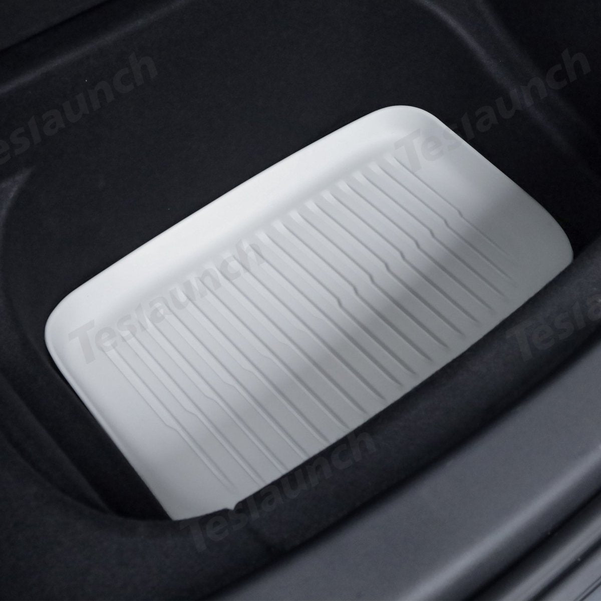White TPE All Weather Floor Mat for Tesla Model 3/Y - T-Launch