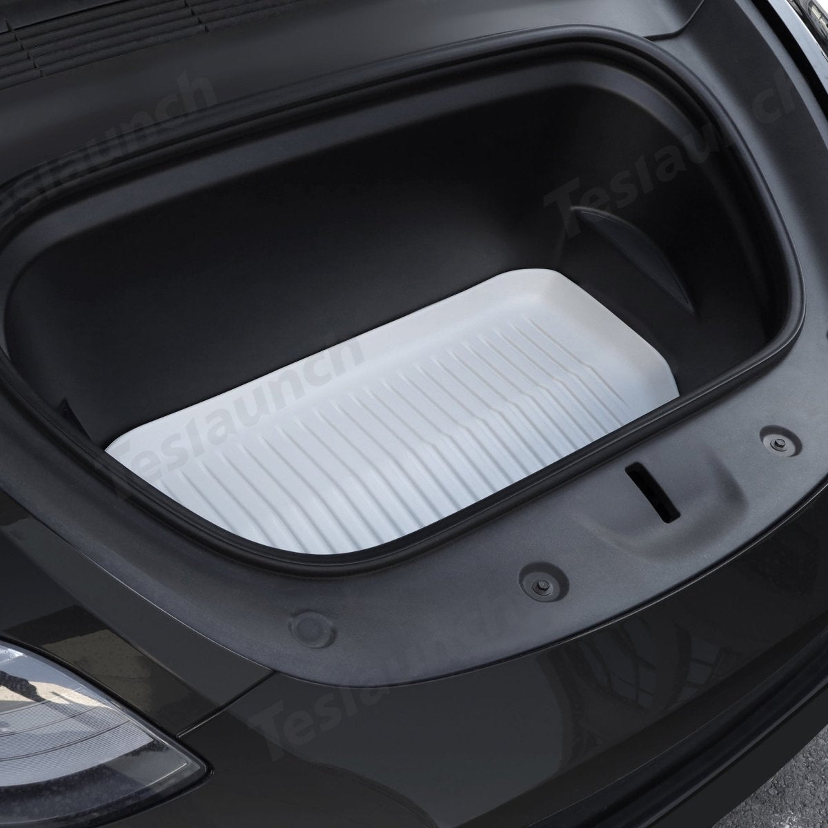 White TPE All Weather Floor Mat for Tesla Model 3/Y - T-Launch