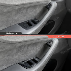 Window & Door Button Trim Cover Set (10 PCS) for 2026 New Tesla Model Y Standard - T-Launch