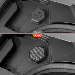 Windshield Washer Fluid Filler Cap Trim Cover (Carbon Fiber Pattern ABS) for Cybertruck - T-Launch