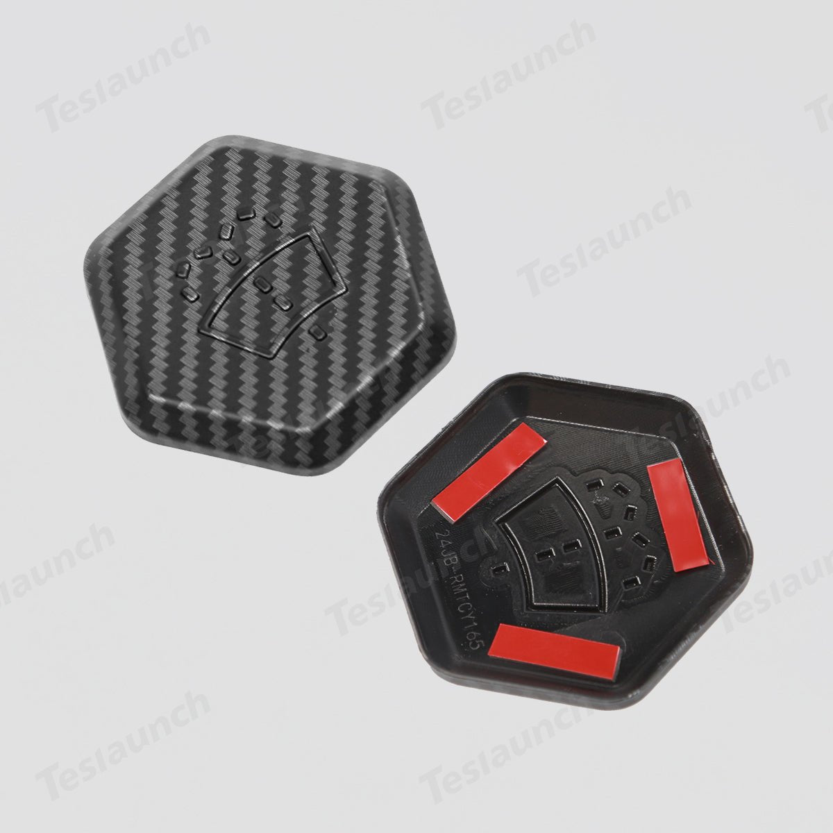 Windshield Washer Fluid Filler Cap Trim Cover (Carbon Fiber Pattern ABS) for Cybertruck - T-Launch