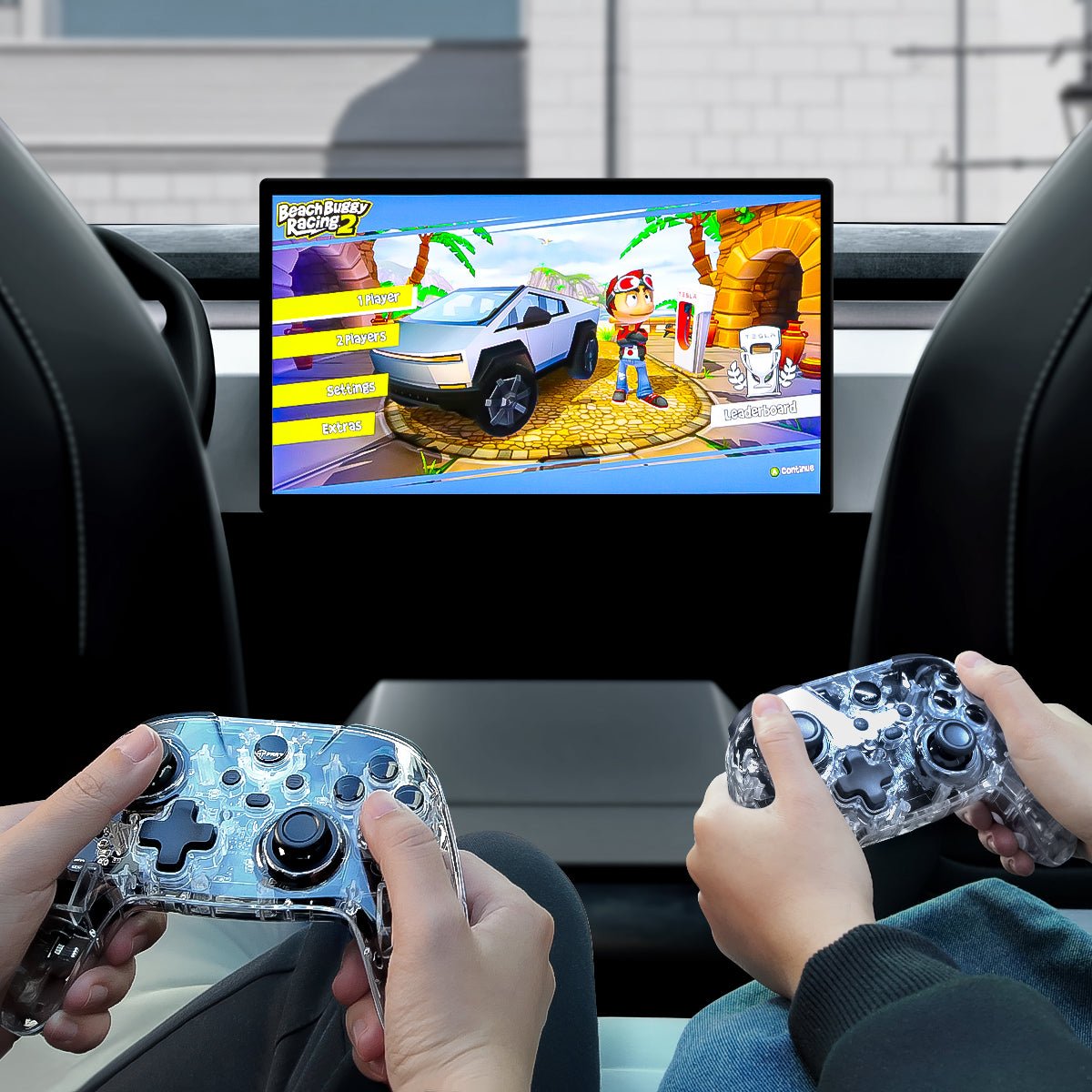 Wireless Game Controller for Tesla Model 3/Y/X/S/Cybertruck - T-Launch