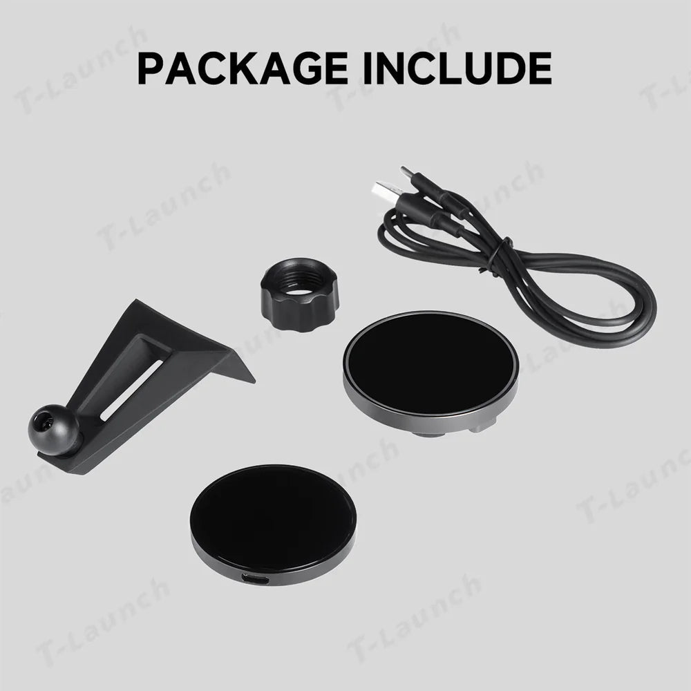 Wireless Mini HUD Display – Smart Driving Screen for Tesla Model Y Juniper 2025+/ Model 3 Highland 2024+ - T-Launch