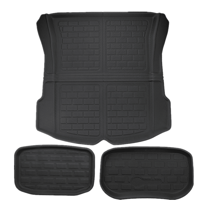 Tesla Model 3 Front Trunk Mat Frunk Cargo Liner - 3D Lamination Cutting (2017-2023) - TESLAUNCH