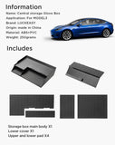 Tesla Model Armazenamento de caixa de luvas 3/Y (2017-2023)