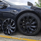 Tesla Model 3 hjulnavkapsler i præstationsstil - 18" hjulhjulkapsler i Uberturbine-stil (4 stk)
