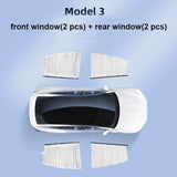 Tesla Side Window Track Slide Privacy Curtain Sunshade For Model 3/Y