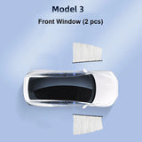 Tesla Side window track slide privacy curtain sunshade for Model 3