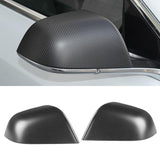 [Real Carbon Fiber] Mirror Cover for Tesla Model 3, OEM Style (1 pair) (2017-2023) - TESLAUNCH