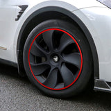 Protezione per cerchioni in lega di alluminio rosso - Adatto a tutte le auto (4 pezzi)