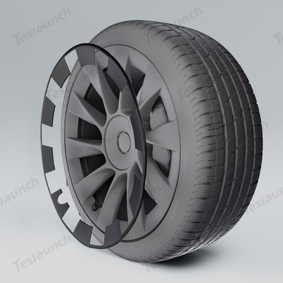 20'' Induction Wheels All-In-One Rim Protector For Tesla Model Y Replacement (1 PC) - T-Launch