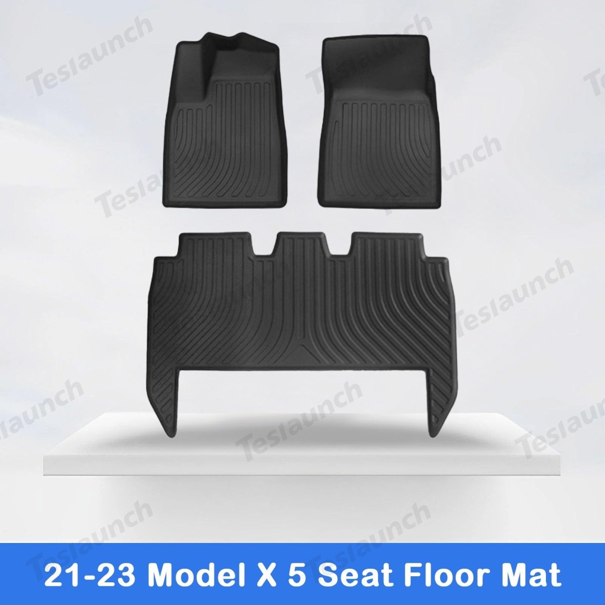 2021-2026 Model X Floor Mat Trunk Mat Cargo Liner All-Weather TPE - T-Launch