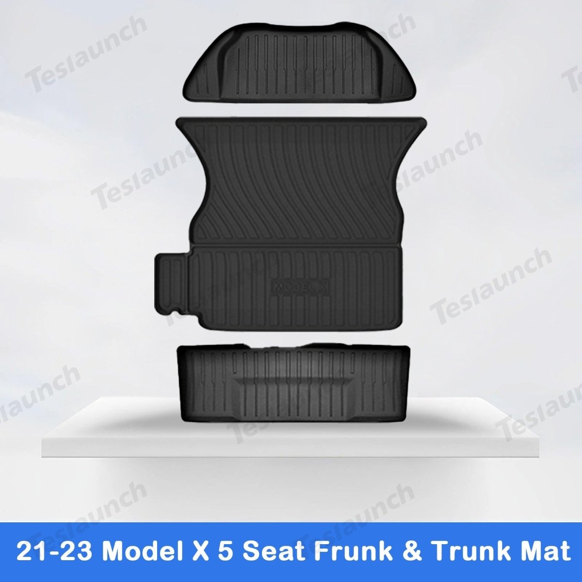 2021-2026 Model X Floor Mat Trunk Mat Cargo Liner All-Weather TPE - T-Launch