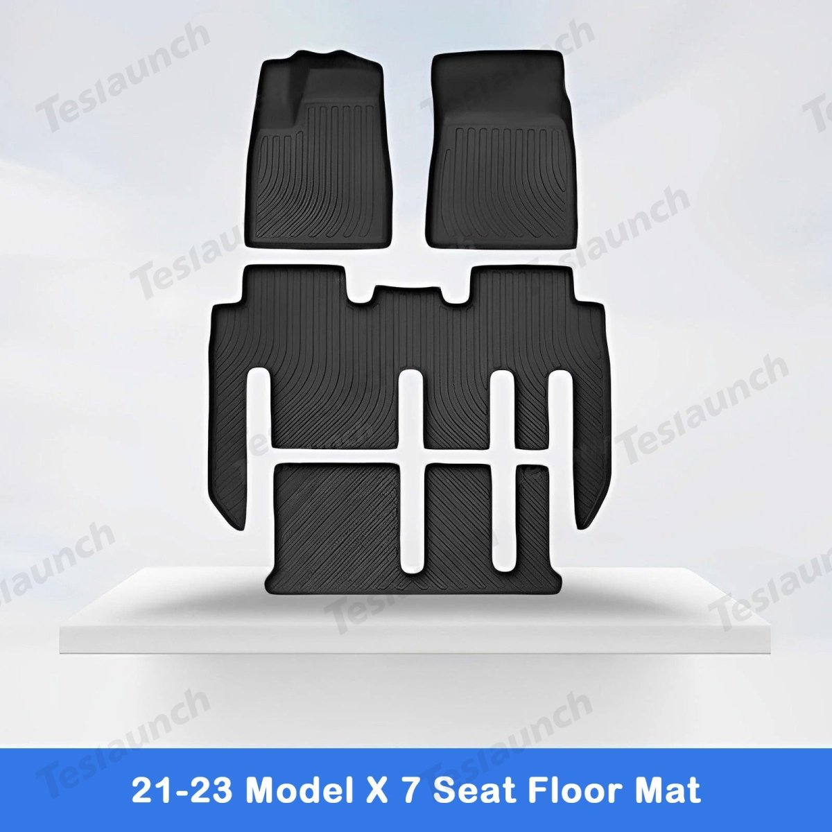 2021-2026 Model X Floor Mat Trunk Mat Cargo Liner All-Weather TPE - T-Launch