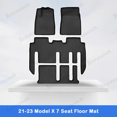 2021-2026 Model X Floor Mat Trunk Mat Cargo Liner All-Weather TPE - T-Launch