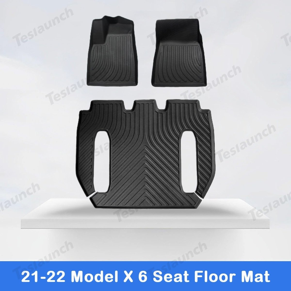 2021-2026 Model X Floor Mat Trunk Mat Cargo Liner All-Weather TPE - T-Launch