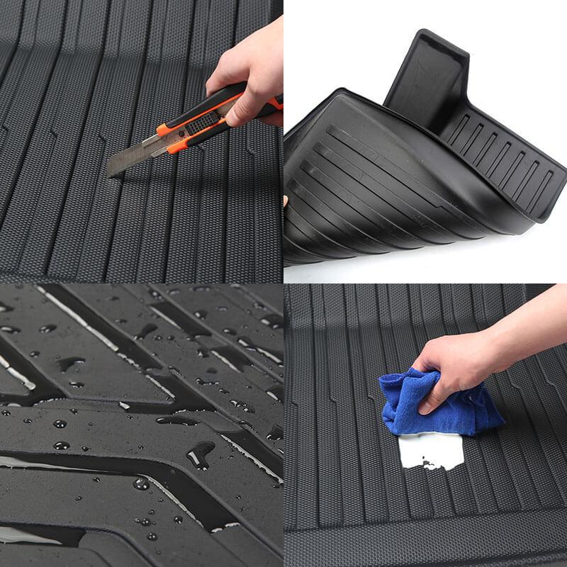 2022 2023 Model S All Weather Floor Mat / Trunk Mat / Cargo Liner For Long Range and Plaid - TESLAUNCH