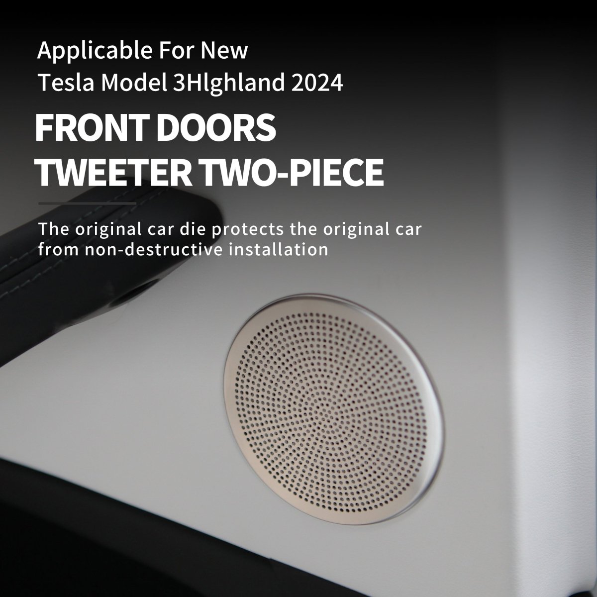 2024+ Model 3 Highland Door Speaker Protective Cover Rear Exhaust Air Vent Protective Cover - T-Launch