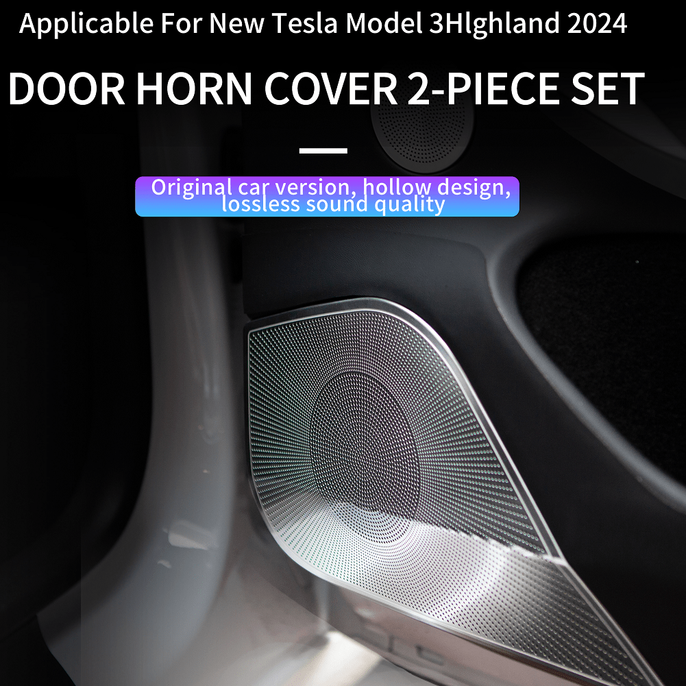 2024+ Model 3 Highland Door Speaker Protective Cover Rear Exhaust Air Vent Protective Cover - T-Launch