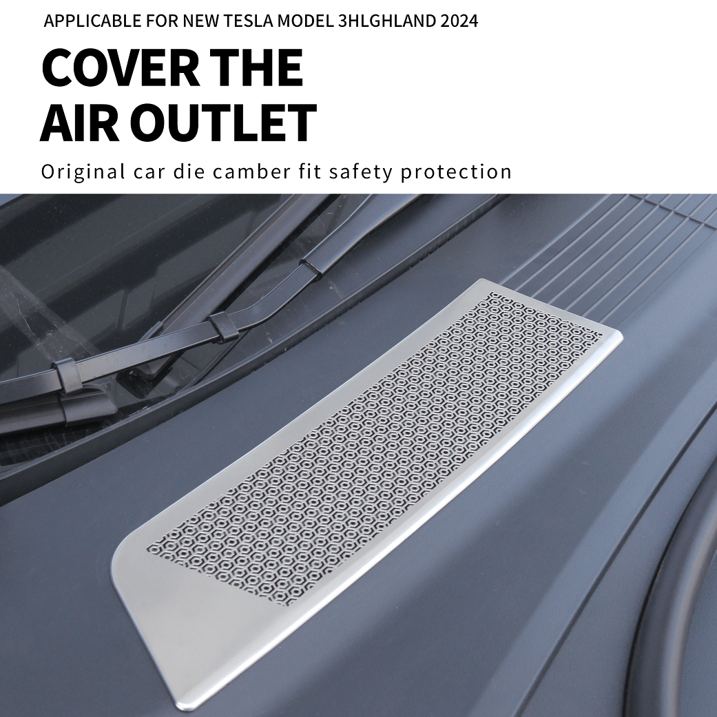 2024+ Model 3 Highland Door Speaker Protective Cover Rear Exhaust Air Vent Protective Cover - T-Launch