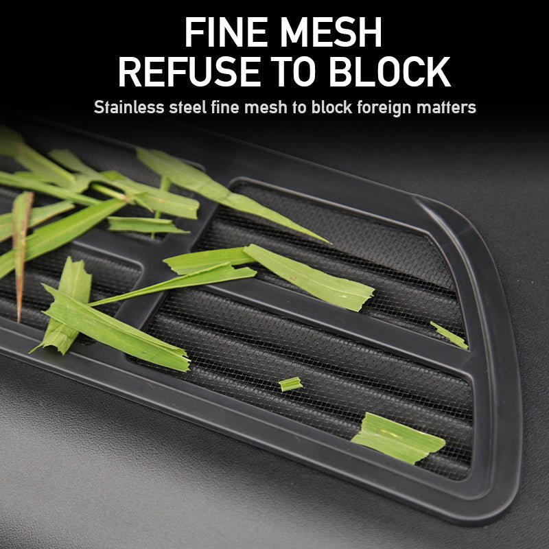 2024+ Model 3 Highland Front Standby Storage Box Cover Air Conditioner Air Inlet Protective Mesh Grill Panel for Tesla - T-Launch