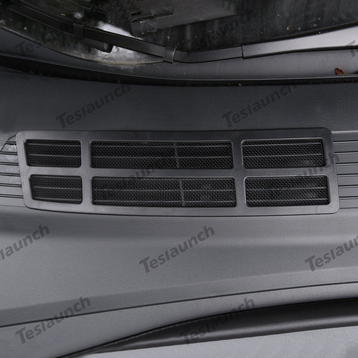 2024+ Model 3 Highland Front Standby Storage Box Cover Air Conditioner Air Inlet Protective Mesh Grill Panel for Tesla - T-Launch