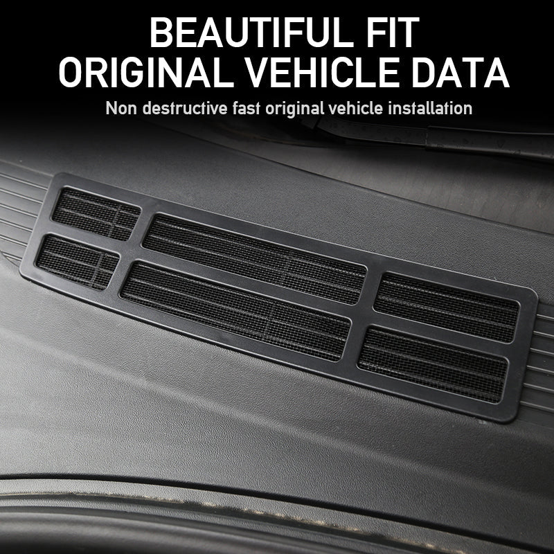 2024+ Model 3 Highland Front Standby Storage Box Cover Air Conditioner Air Inlet Protective Mesh Grill Panel for Tesla - T-Launch
