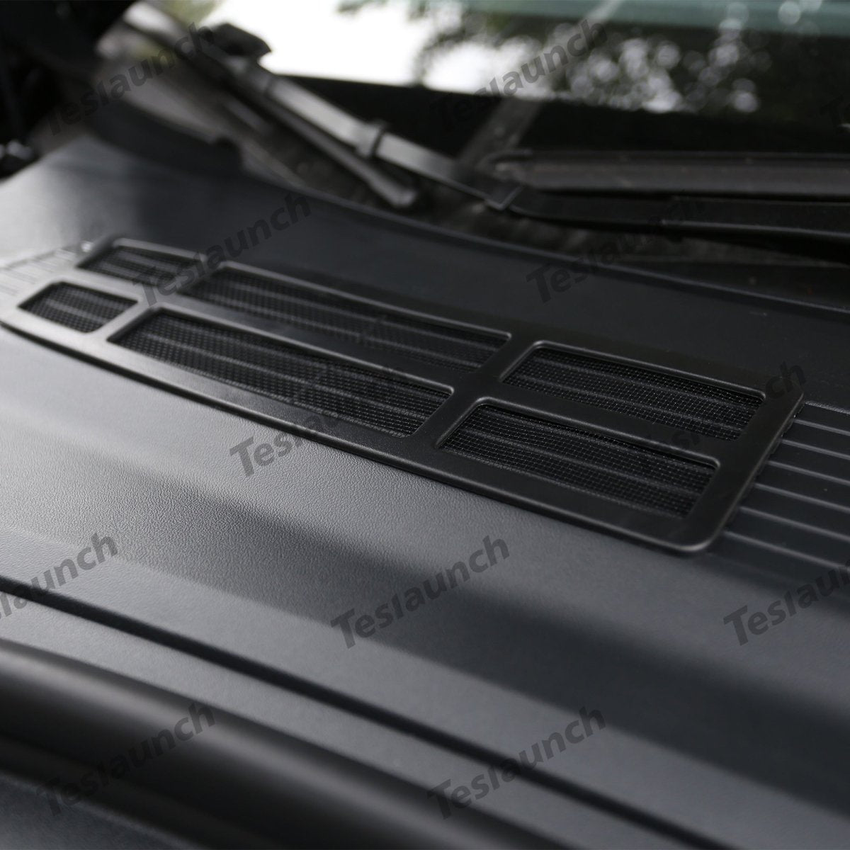 2024+ Model 3 Highland Front Standby Storage Box Cover Air Conditioner Air Inlet Protective Mesh Grill Panel for Tesla - T-Launch