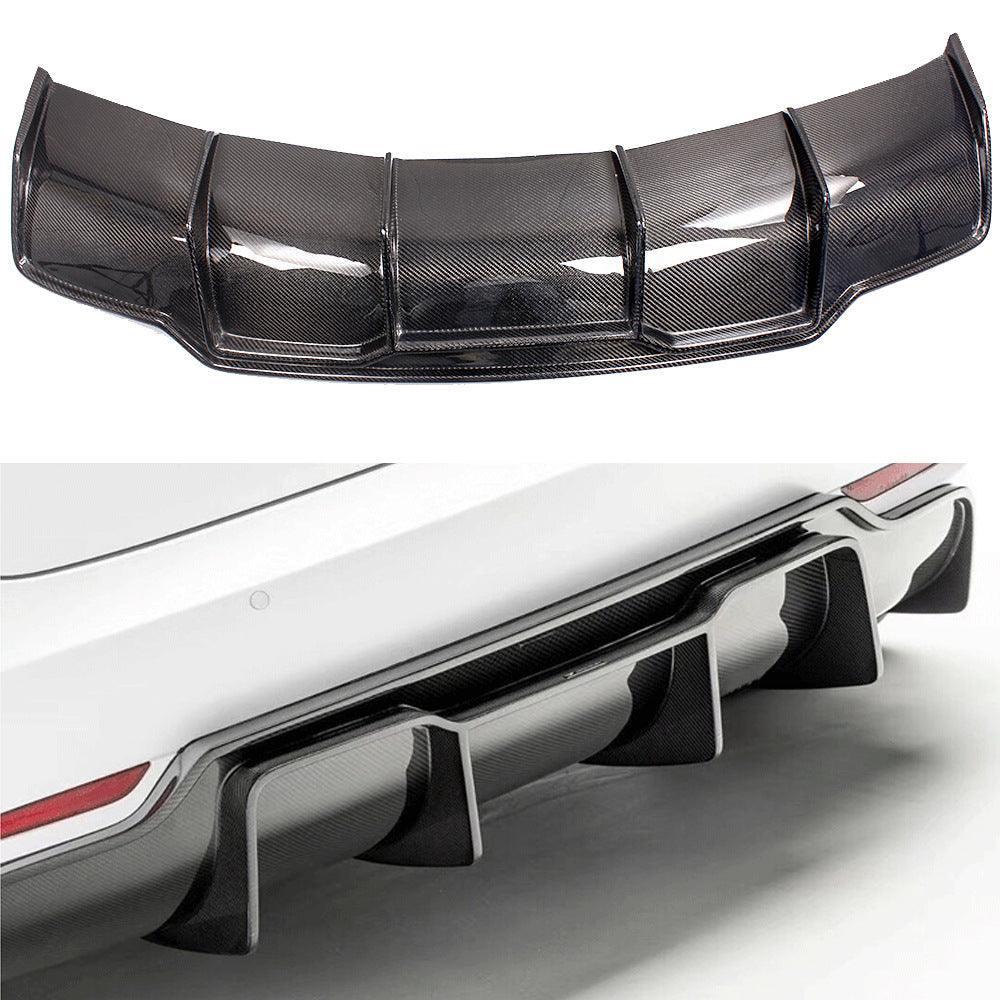 [Real Carbon Fiber] Tesla Model 3 Rear Diffuser (2017-2023) - TESLAUNCH
