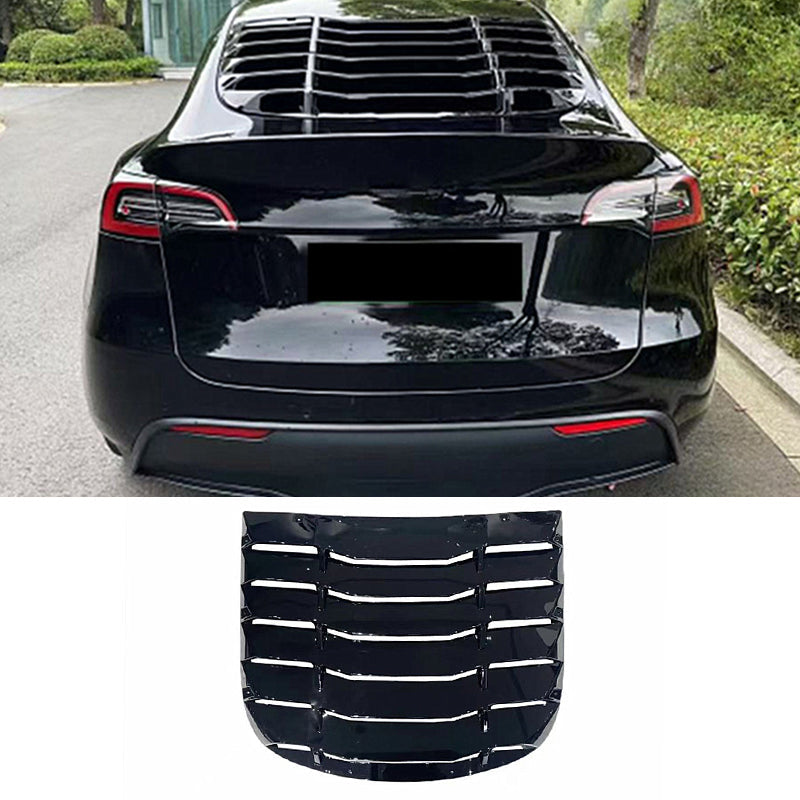Tesla Rejilla de la luneta trasera para Model Y- Persianas traseras modificadas y decoración de parasoles traseros