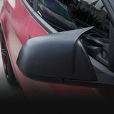 [실제 탄소 섬유]Model3 GT 스타일 사이드 미러 커버, 후면 뷰 미러 커버 캡Tesla(2017-2024)