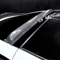 [Fibra di carbonio reale] Spoiler della finestra posteriore per Tesla  Model X 2023 +
