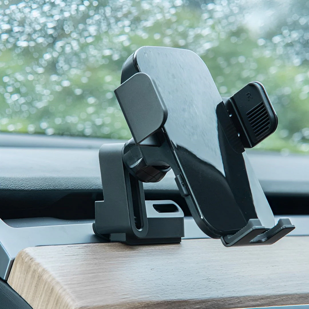 Peak Design case phone holder for Tesla Model 3 or Model Y dashboard