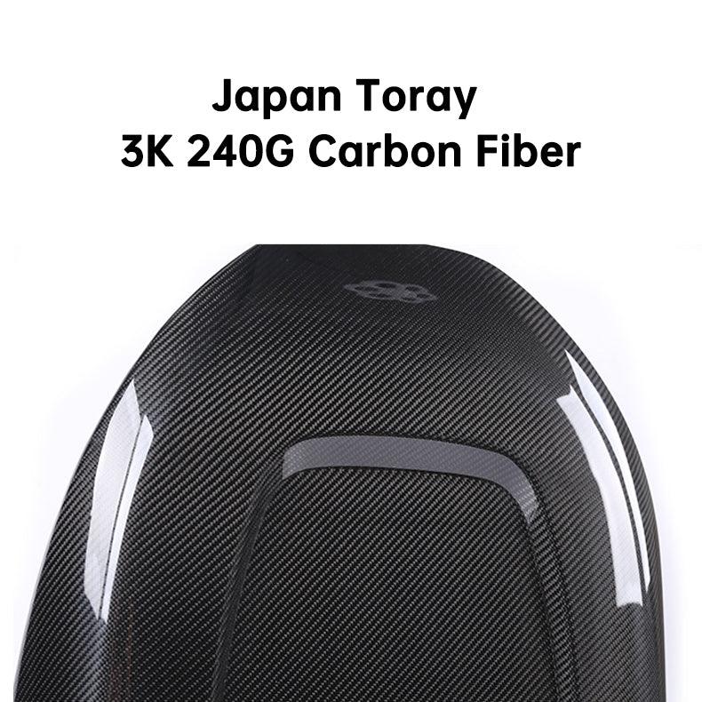 [Real Carbon Fiber] Backseat Cover, Rear Seat Back Overlay for Tesla Model 3/Y (1 Pair) (2017-2023) - TESLAUNCH