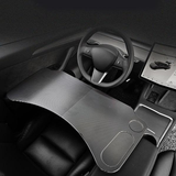 Model 3/Y HDB Steering Wheel Table - Durable High Density Board, Folding Design (2017-2023)
