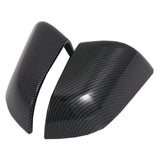 ABS Matte Black Carbon Fiber Mirrors Cap For Model 3 (Carbon Fiber Pattern ABS) (1 pair) (2017-2023) - TESLAUNCH
