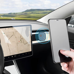 Manyetik Emişli Telefon Tutucu Model 3/Y - Ekranın Arkasında Gizli