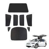 Janela de carro inteiro & Sunroof Covercraft Dense Mesh Sunshade Kit (8 pcs) para Tesla Model X(2015-2020) Acessórios para carro