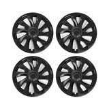 Model 3 Performance Style Wheel Hub Caps - 18" Uberturbine Style Wheel Hubcap (4 Pcs) for Tesla