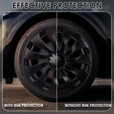 Model Y Rim Protector til 21'' Uberturbin hjul Ultimate Beskyttelse Refreshed Hjul(4 Pack)